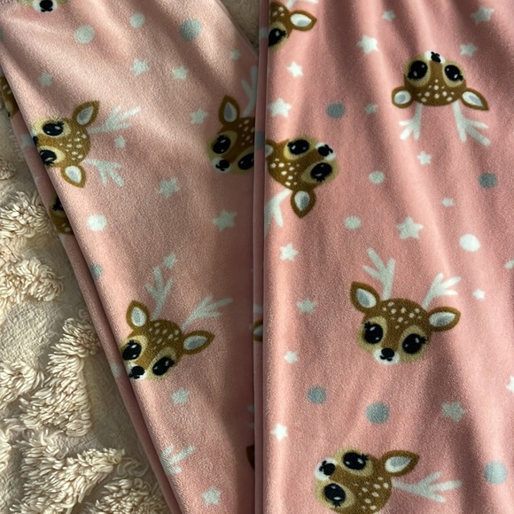 Adorable Fawn Velour PJ Bottoms - Picture 2 of 6